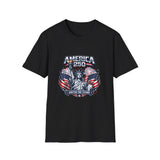 America 250 T-Shirt — Patriotic Statue of Liberty Fireworks Tee (Fourth of July)
