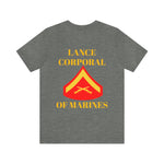 Lance Corporal of Marines Jersey Short Sleeve Tee