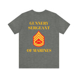 Gunnery Sergeant of Marines Jersey Short Sleeve Tee