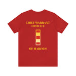 Chief Warrant Office 2 of Marines Jersey Short Sleeve Tee