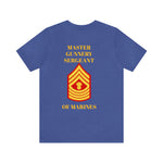 Master Gunnery Sergeant of Marines Jersey Short Sleeve Tee