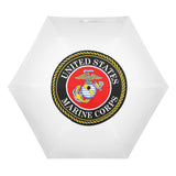 Marine Corps White Fully Auto Open & Close Umbrella Printing Outside