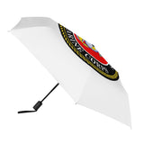 Marine Corps White Fully Auto Open & Close Umbrella Printing Outside