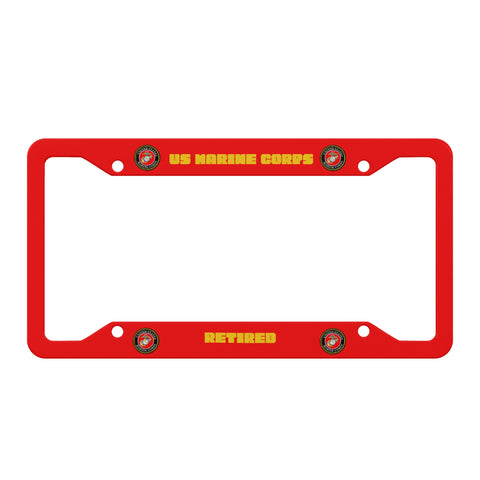 Marine Corps Ret License Plate Frames