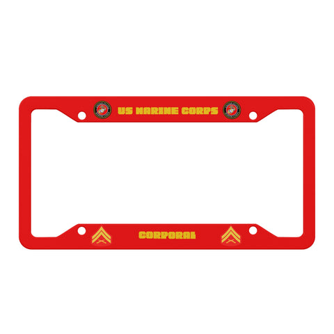 Marine Corps Corporal License Plate Frames