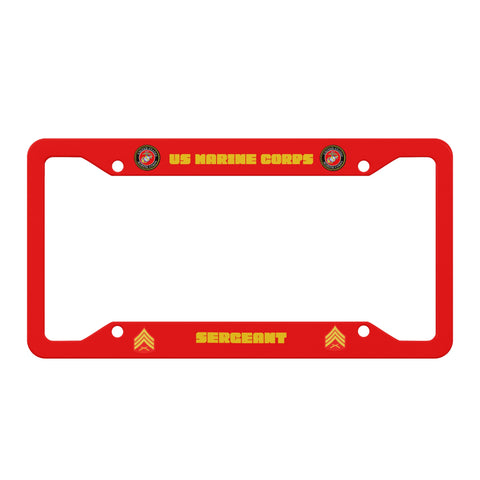 Marine Corps Sergeant License Plate Frames