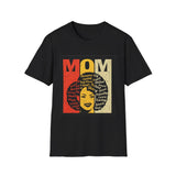 Mom Typography Portrait T-Shirt – Retro Mother's Day Gift - Wear Freedom Wear