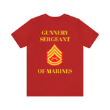 Gunnery Sergeant of Marines Jersey Short Sleeve Tee