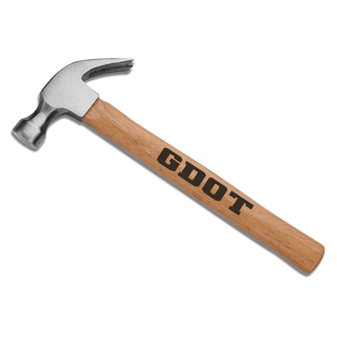 Custom Wood Hammer with Laser Engraved Unique Gift for Fathers Day