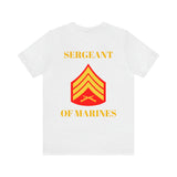 Sergeant of Marines Jersey Short Sleeve Tee