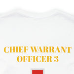 Chief Warrant Officer 3 of Marines Jersey Short Sleeve Tee