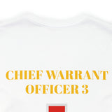 Chief Warrant Officer 3 of Marines Jersey Short Sleeve Tee