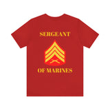 Sergeant of Marines Jersey Short Sleeve Tee