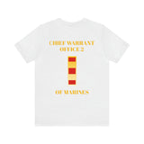 Chief Warrant Office 2 of Marines Jersey Short Sleeve Tee