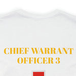 Chief Warrant Officer 3 of Marines Jersey Short Sleeve Tee