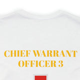 Chief Warrant Officer 3 of Marines Jersey Short Sleeve Tee