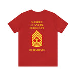 Master Gunnery Sergeant of Marines Jersey Short Sleeve Tee