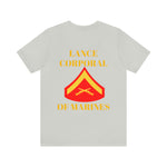 Lance Corporal of Marines Jersey Short Sleeve Tee