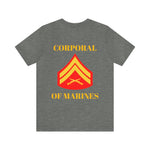 Corporal of Marines Jersey Short Sleeve Tee