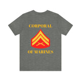 Corporal of Marines Jersey Short Sleeve Tee