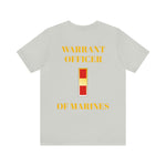 Warrant Officer of Marines Jersey Short Sleeve Tee