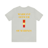 Warrant Officer of Marines Jersey Short Sleeve Tee