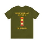 Chief Warrant Office 2 of Marines Jersey Short Sleeve Tee