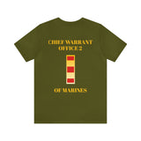 Chief Warrant Office 2 of Marines Jersey Short Sleeve Tee