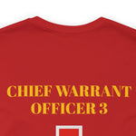 Chief Warrant Officer 3 of Marines Jersey Short Sleeve Tee