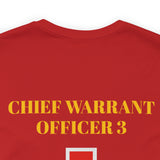 Chief Warrant Officer 3 of Marines Jersey Short Sleeve Tee