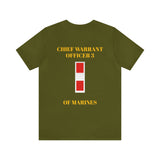 Chief Warrant Officer 3 of Marines Jersey Short Sleeve Tee