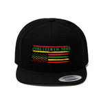 Juneteenth Unisex Flat Bill Hat