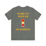 Warrant Officer of Marines Jersey Short Sleeve Tee