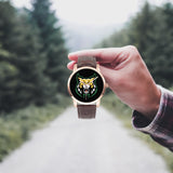 Bishop Black Instafamous Wide Type Quartz watch - Wear Freedom Wear