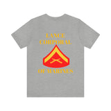 Lance Corporal of Marines Jersey Short Sleeve Tee