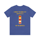 Chief Warrant Office 2 of Marines Jersey Short Sleeve Tee