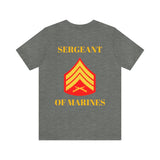 Sergeant of Marines Jersey Short Sleeve Tee