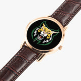 Bishop Black Instafamous Wide Type Quartz watch - Wear Freedom Wear