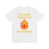 Gunnery Sergeant of Marines Jersey Short Sleeve Tee