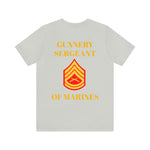 Gunnery Sergeant of Marines Jersey Short Sleeve Tee