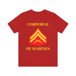 Corporal of Marines Jersey Short Sleeve Tee