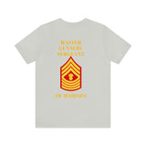 Master Gunnery Sergeant of Marines Jersey Short Sleeve Tee