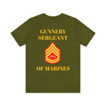 Gunnery Sergeant of Marines Jersey Short Sleeve Tee