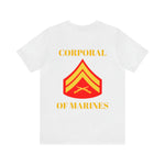 Corporal of Marines Jersey Short Sleeve Tee