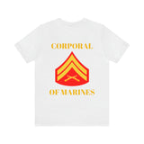 Corporal of Marines Jersey Short Sleeve Tee