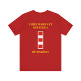 Chief Warrant Officer 4 of Marines Jersey Short Sleeve Tee