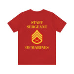 Staff Sergeant of Marines Jersey Short Sleeve Tee