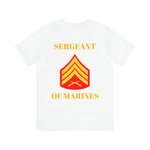 Sergeant of Marines Jersey Short Sleeve Tee