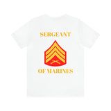 Sergeant of Marines Jersey Short Sleeve Tee