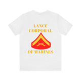 Lance Corporal of Marines Jersey Short Sleeve Tee